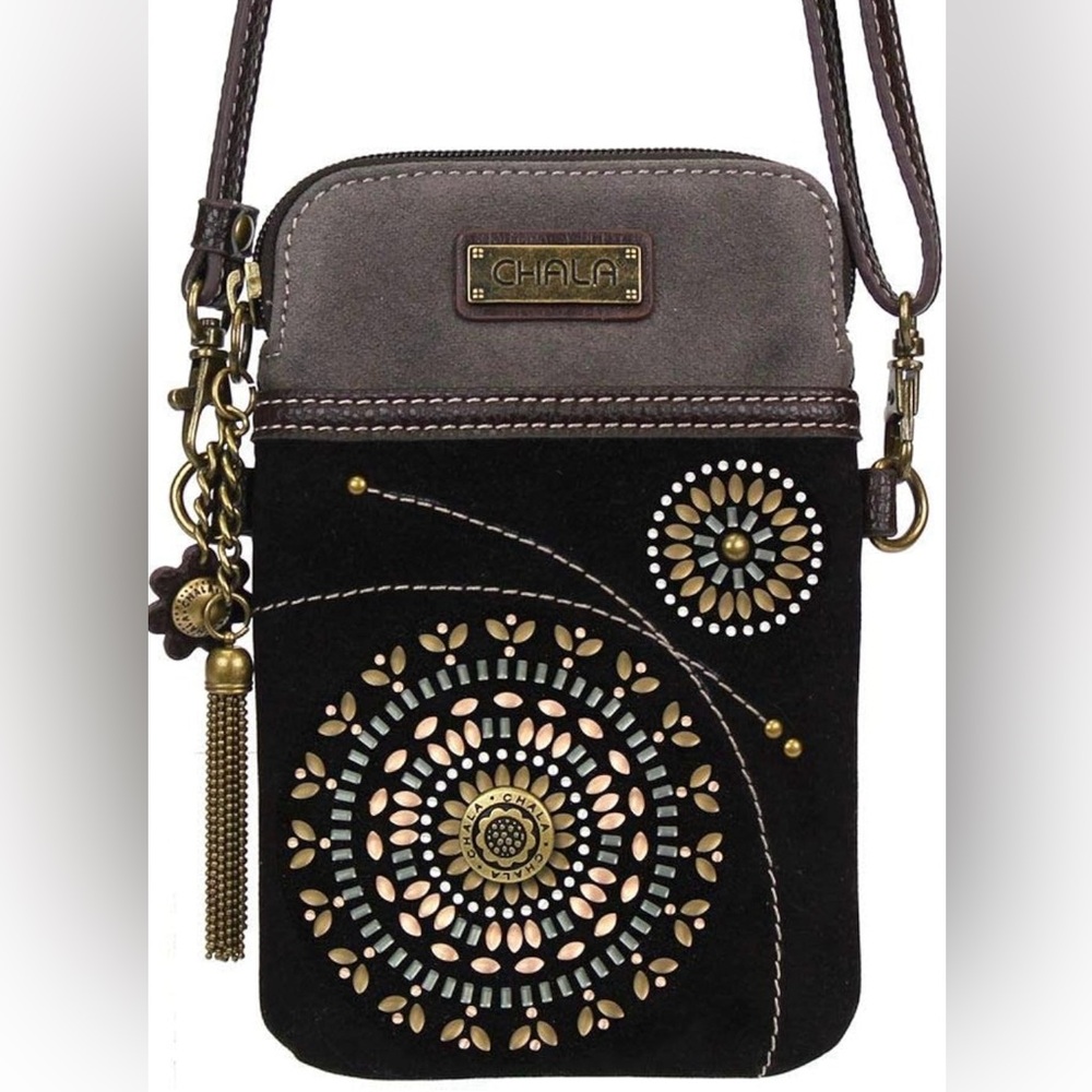 NWT Chala Dazzled Sunburst cell phone crossbody